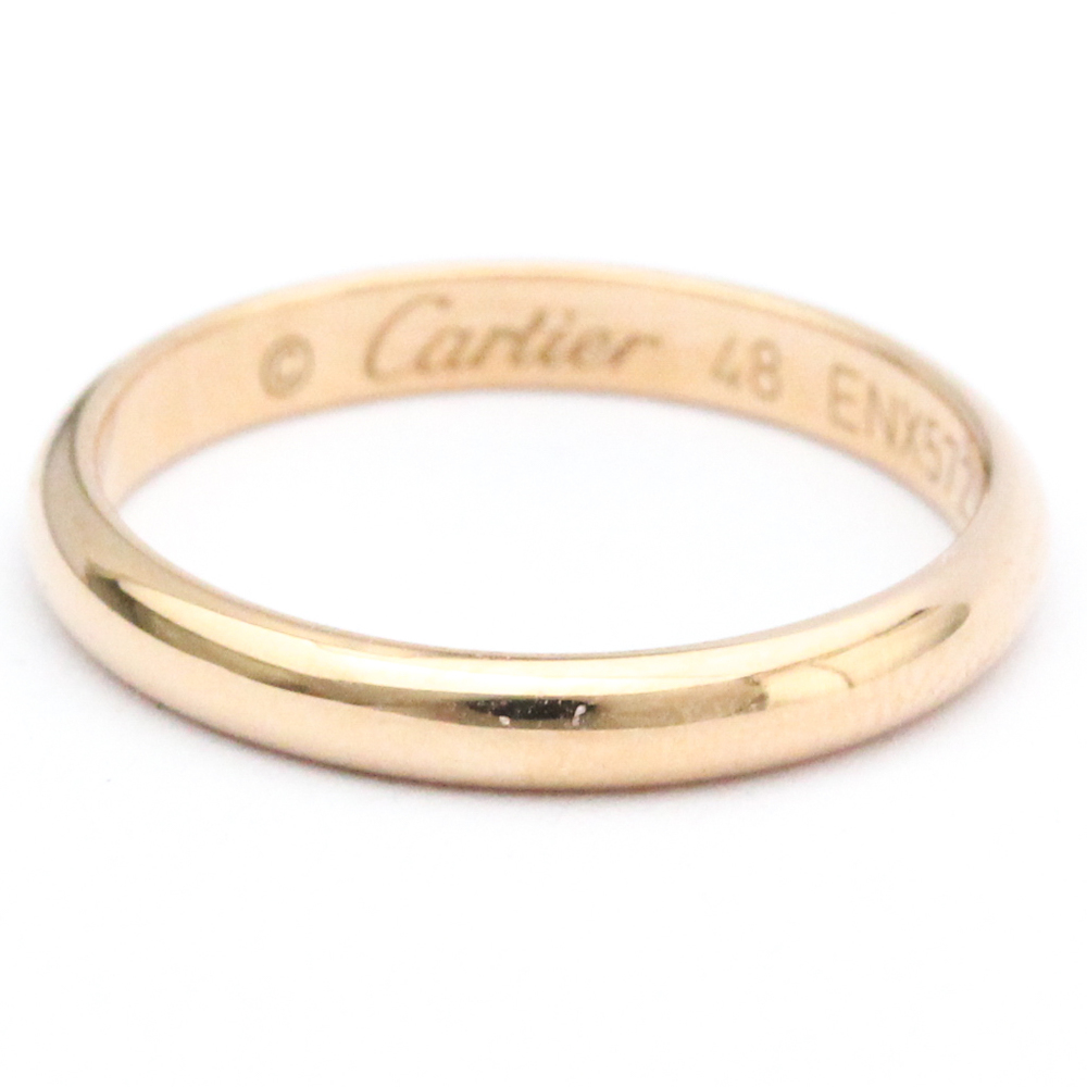 カルティエ(Cartier) 1895 ウェディングリング K18ピンクゴールド(K18PG) ファッション 無し バンドリング ピンクゴールド(PG)