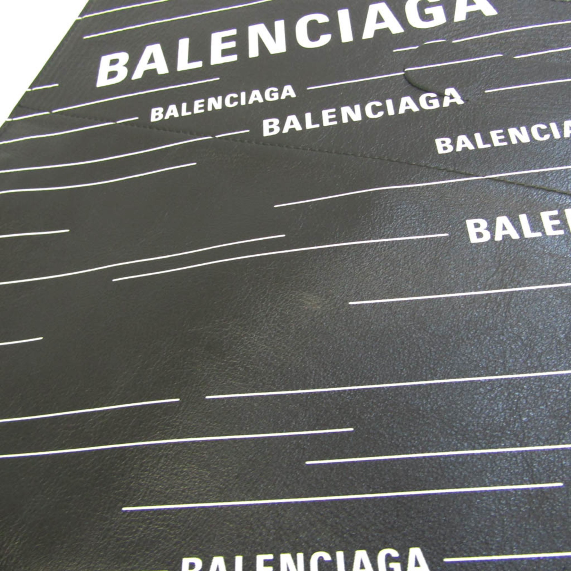 バレンシアガ(Balenciaga) ショッパートート 折り畳み 541906 レディース,メンズ レザー ハンドバッグ ブラック,ホワイト