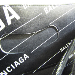 バレンシアガ(Balenciaga) ショッパートート 折り畳み 541906 レディース,メンズ レザー ハンドバッグ ブラック,ホワイト