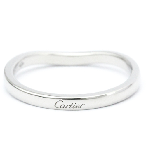 カルティエ(Cartier) バレリーナ ウェディングリング プラチナ ファッション 無し バンドリング