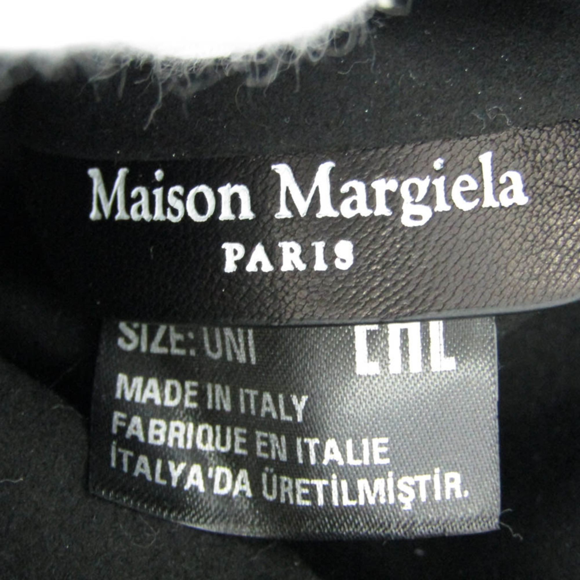 メゾン マルジェラ(Maison Margiela) ミニバッグ バッグチャーム SA1VL0005 レディース レザー ポーチ ブラック