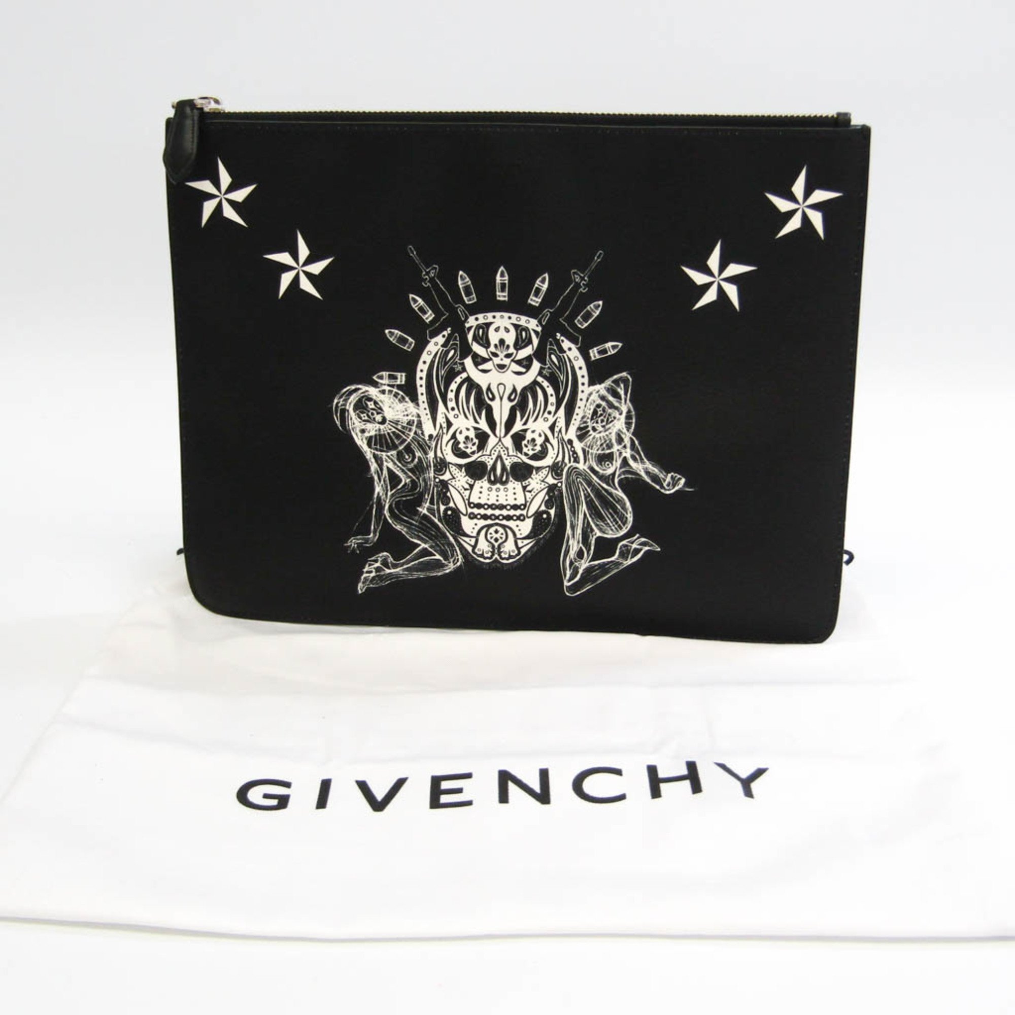 ジバンシィ(Givenchy) メンズ レザー クラッチバッグ ブラック | eLADY 