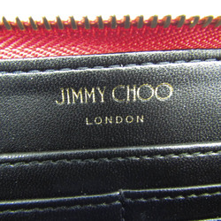 ジミーチュウ(Jimmy Choo) ベッティーナ レディース レザー 長財布（二つ折り） メタリックピンク
