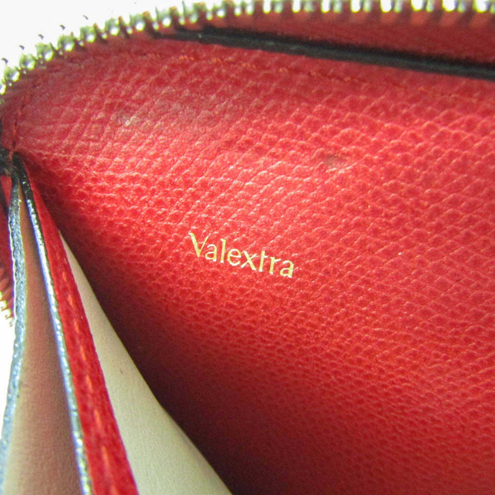 ヴァレクストラ(Valextra) V9L06-028-R-RD メンズ,レディース レザー 長財布（二つ折り） レッド