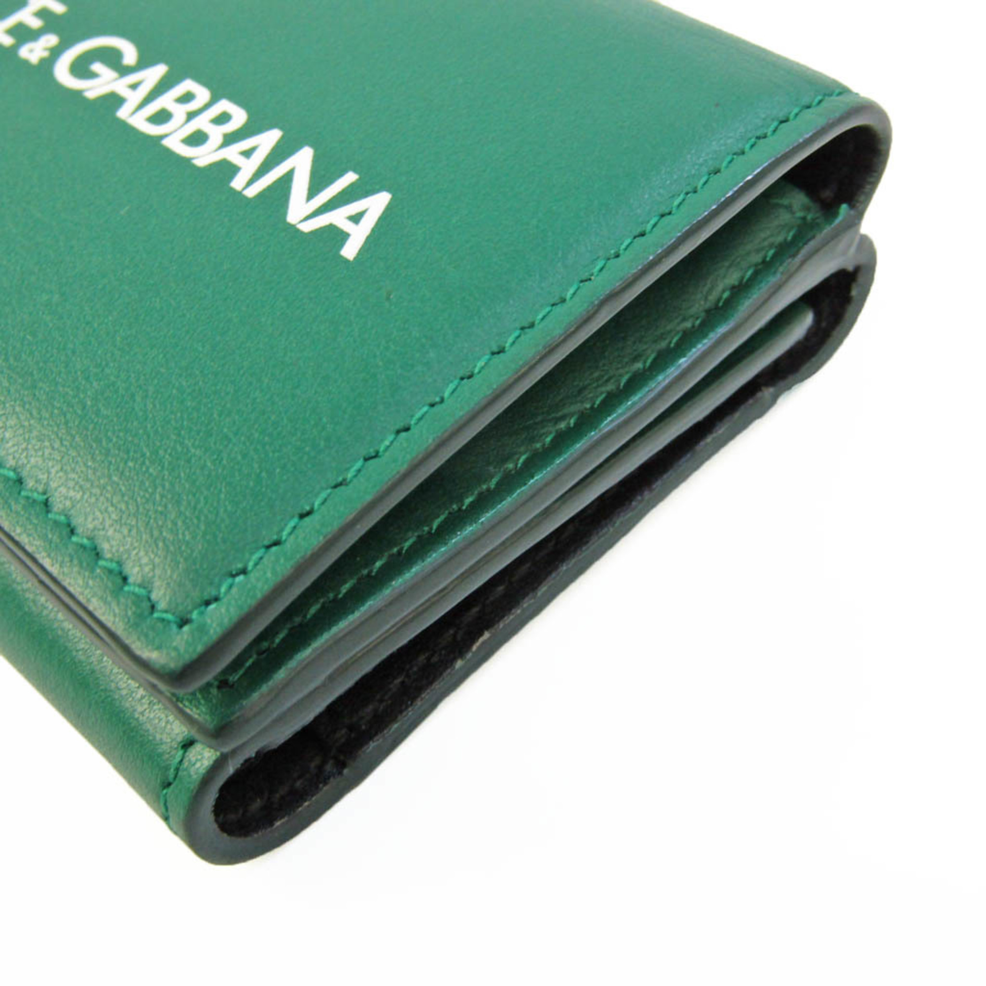 ドルチェ&ガッバーナ(Dolce & Gabbana) BP2525 レディース レザー 財布（三つ折り） グリーン
