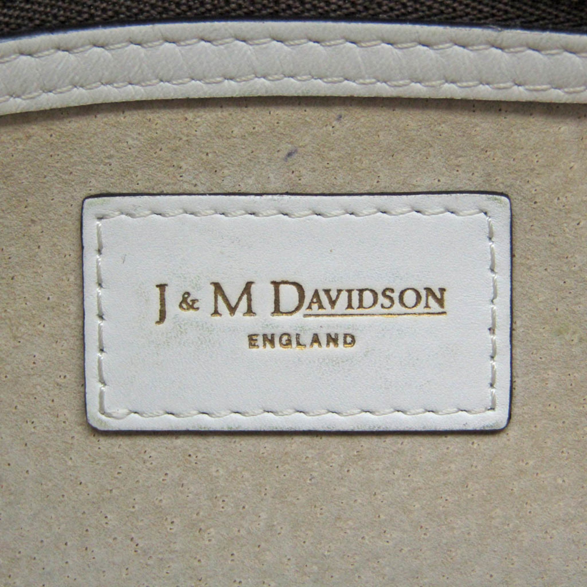 ジェイアンドエムデヴィッドソン(J&M Davidson) ミニ イングリッド レディース レザー ハンドバッグ,ショルダーバッグ オフホワイト