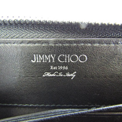 ジミーチュウ(Jimmy Choo) FILIPA レディース レザー スタッズ 長財布（二つ折り） ブラック