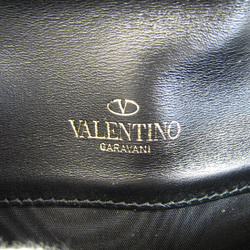 ヴァレンティノ・ガラヴァーニ(Valentino Garavani) メンズ,レディース レザー 財布（二つ折り） ブラック