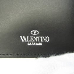 ヴァレンティノ・ガラヴァーニ(Valentino Garavani) レザー 手帳型/カード入れ付きケース iPhone 7 Plus 対応 ブラック