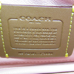 コーチ(Coach) ピロー タビー C3880 レディース レザー ハンドバッグ,ショルダーバッグ ピーチ,ピンク