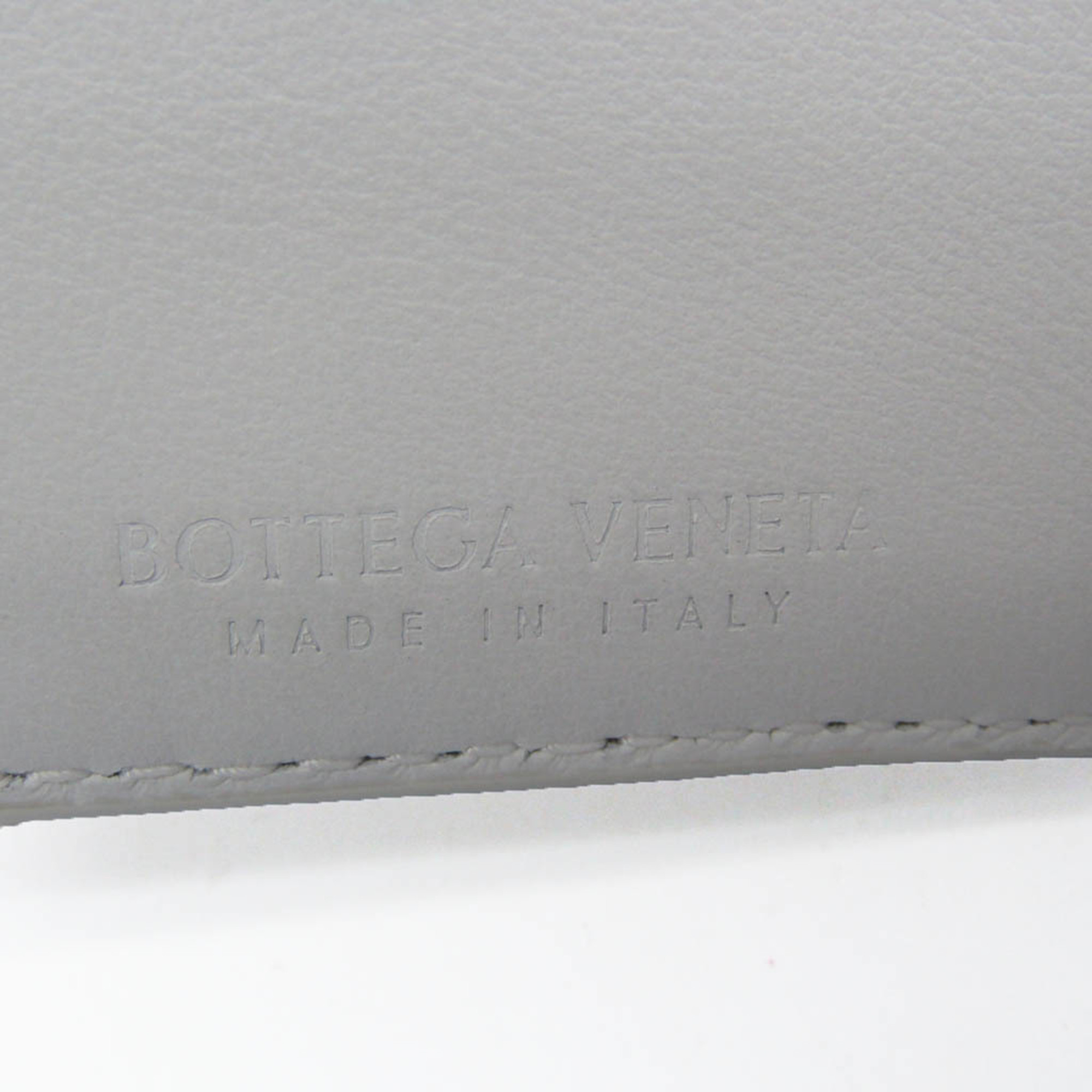 ボッテガ・ヴェネタ(Bottega Veneta) イントレチャート 592678 メンズ,レディース レザー 財布（三つ折り） ホワイト