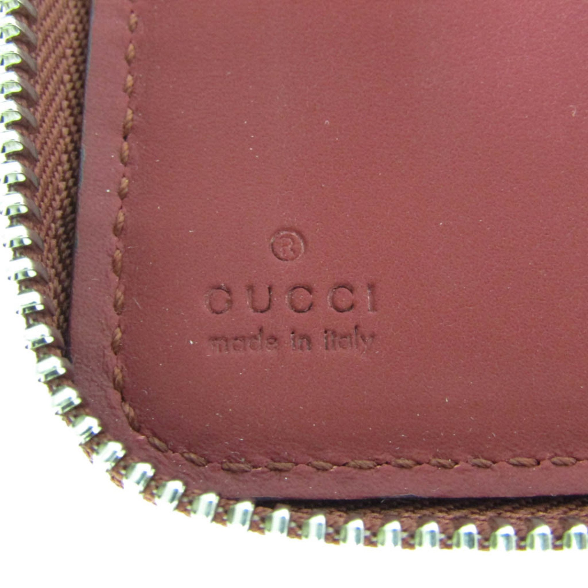 グッチ(Gucci) グッチッシマ 233194 メンズ,レディース レザー 長財布（二つ折り） ダークレッド