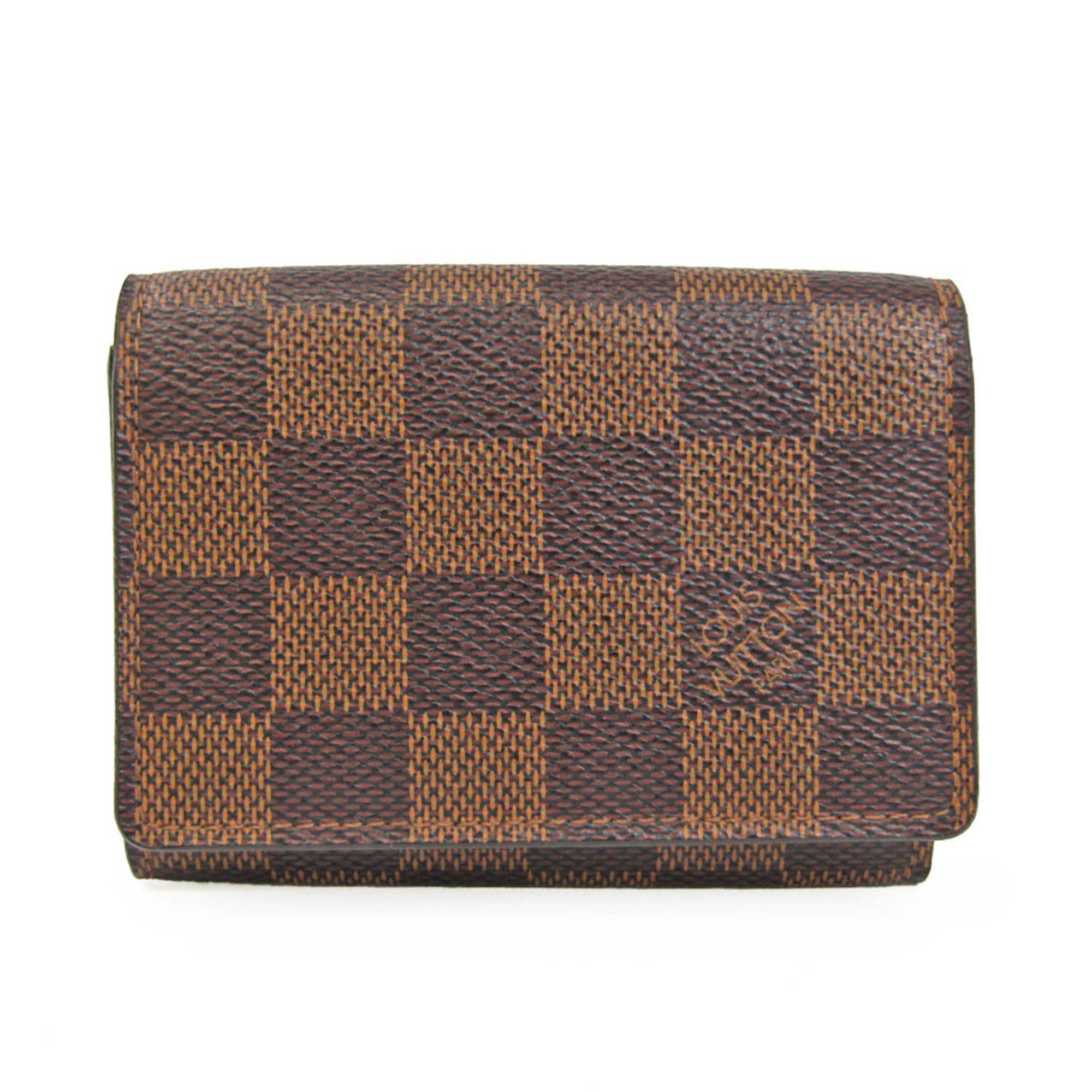 ルイ・ヴィトン(Louis Vuitton) ダミエ アンヴェロップ・カルト ドゥ ヴィジット N62920 ダミエキャンバス 名刺入れ エベヌ