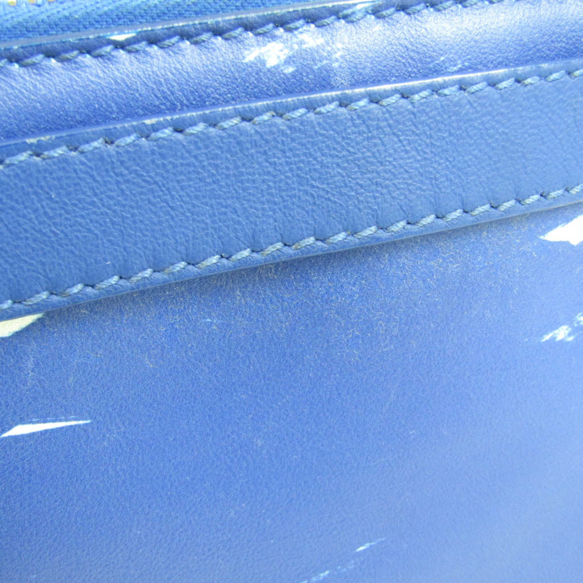 バレンシアガ(Balenciaga) イリアスクリップ 358308 メンズ,レディース レザー クラッチバッグ ブルー