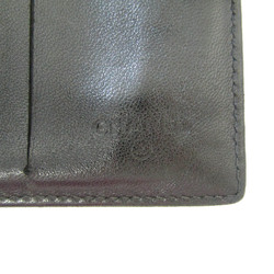シャネル(Chanel) チョコバー レディース レザー 中財布（二つ折り） ブラック