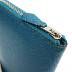 エルメス(Hermes) アザップ ロング レディース エプソン 長財布（二つ折り） ブルー