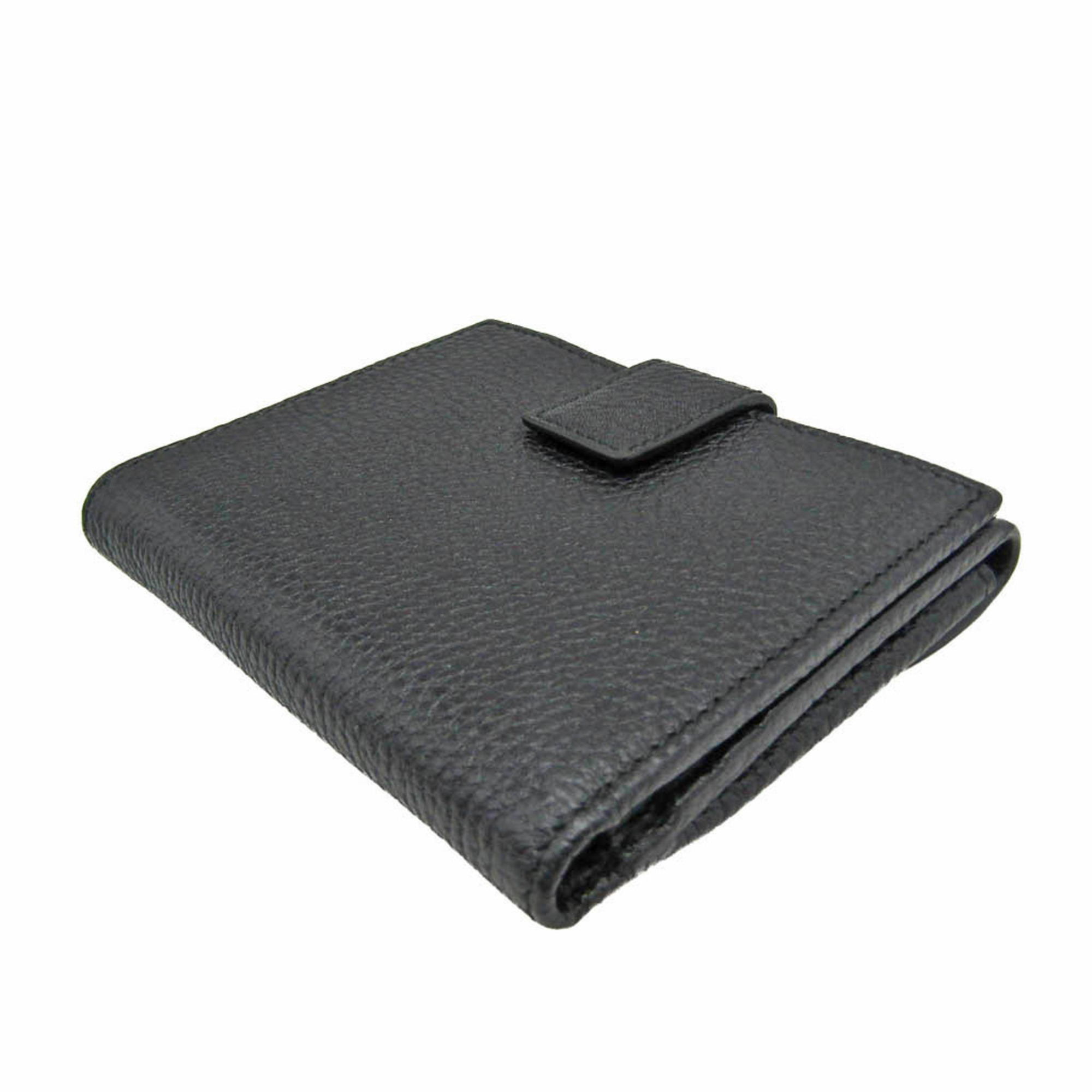 サルヴァトーレ・フェラガモ(Salvatore Ferragamo) レザー 財布（三つ折り） ブラック