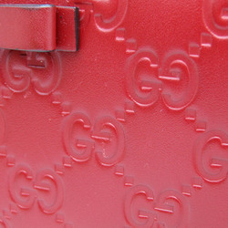グッチ(Gucci) グッチッシマ 388680 GGレザー 長財布（二つ折り） レッド