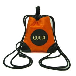 グッチ(Gucci) オフ ザ グリット 643887 メンズ,レディース ナイロン リュックサック ブラック,オレンジ
