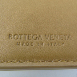 ボッテガ・ヴェネタ(Bottega Veneta) イントレチャート レディース,メンズ レザー 長財布（三つ折り） ブラウン