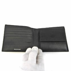 バレンシアガ(Balenciaga) 718395 メンズ,レディース レザー 財布（二つ折り） ブラック
