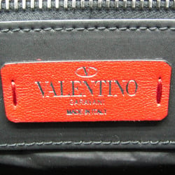 ヴァレンティノ・ガラヴァーニ(Valentino Garavani) VLTN ロゴ メンズ,レディース PVC メッセンジャーバッグ ブラック
