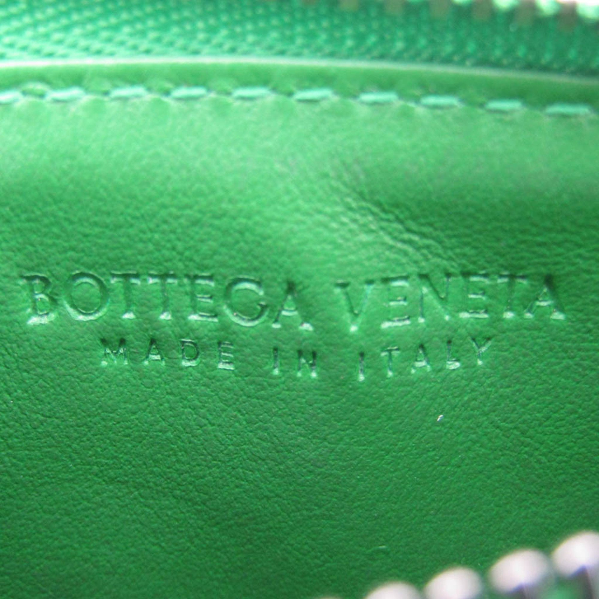 ボッテガ・ヴェネタ(Bottega Veneta) コインケース 657125 レザー カードケース グリーン