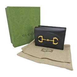 グッチ(Gucci) ホースビット 1955 644462 レディース レザー 財布（三つ折り） ブラック