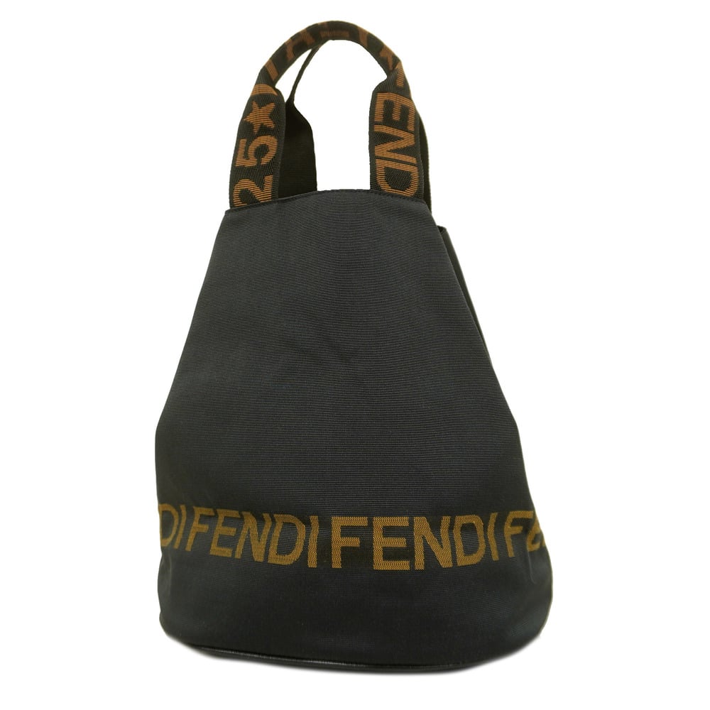 フェンディ(Fendi) ズッカ トートバッグ tote bag レディース ナイロンキャンバス トートバッグ ブラック | eLADY  Globazone