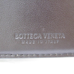 ボッテガ・ヴェネタ(Bottega Veneta) イントレチャート 605722 レディース レザー 財布（三つ折り） ダークブラウン