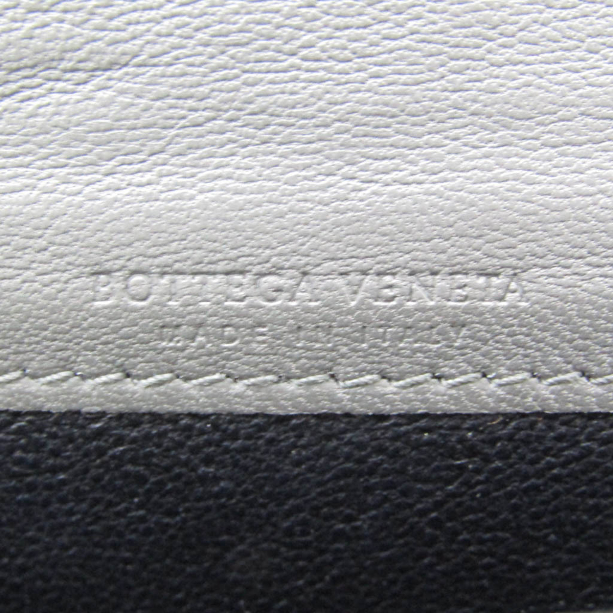 ボッテガ・ヴェネタ(Bottega Veneta) イントレチャート メンズ,レディース レザー 長財布（二つ折り） グレー