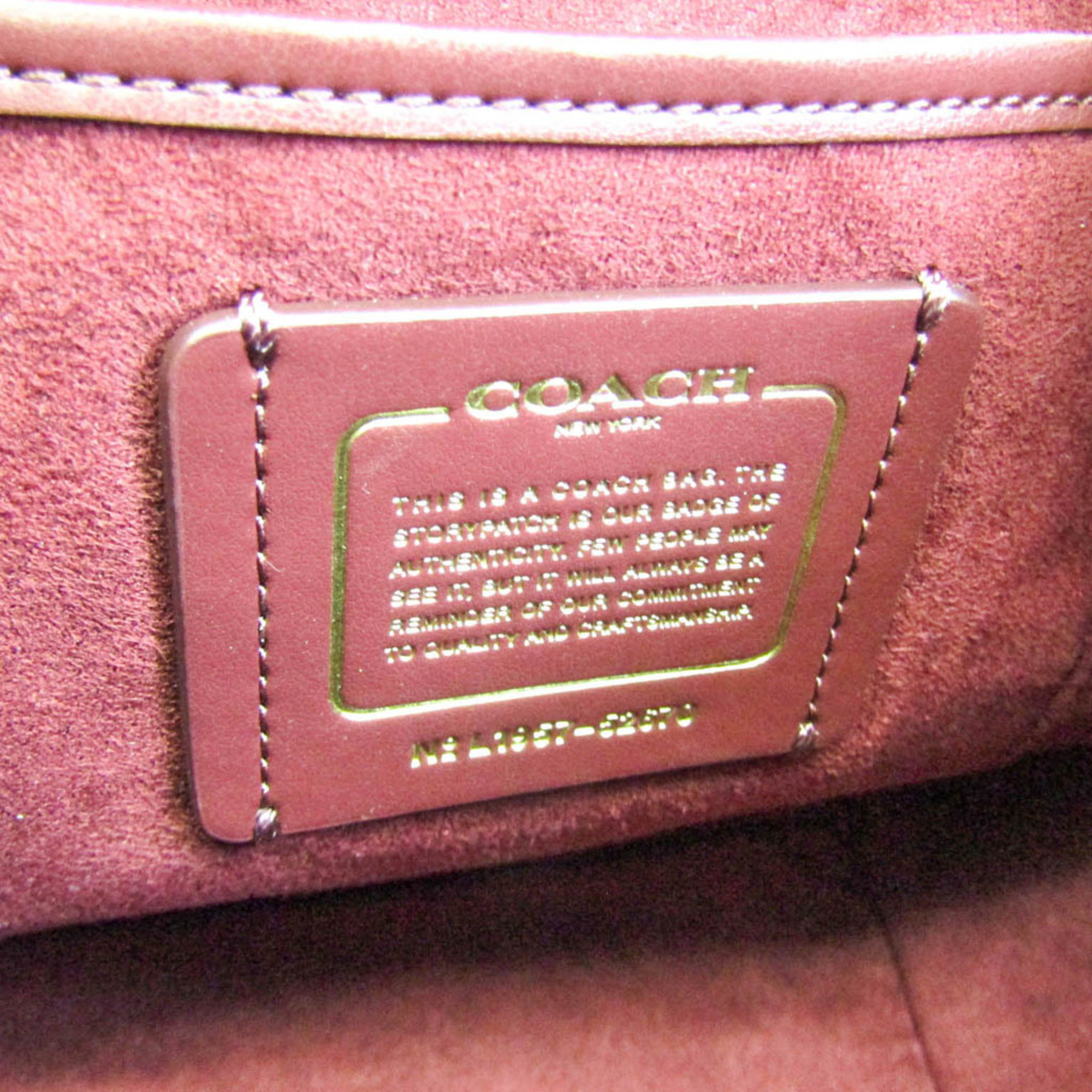 コーチ(Coach) パーカー コンバーチブル 52670 レディース レザー リュックサック ライトピンク