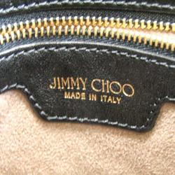 ジミーチュウ(Jimmy Choo) レディース レザー スタッズ ショルダーバッグ,トートバッグ ブラック