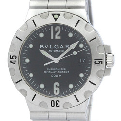 ブルガリ (BVLGARI) ディアゴノ スクーバ ステンレススチール 自動巻き メンズ 時計 SD38S (外装仕上げ済み)【中古】