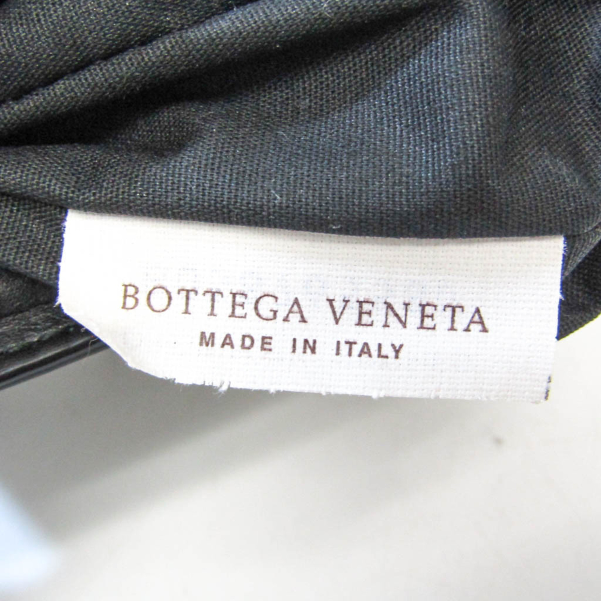 ボッテガ・ヴェネタ(Bottega Veneta) イントレチャート LEGGERRO 302652 メンズ レザー クラッチバッグ ブラック