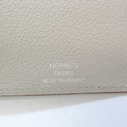 エルメス(Hermes) コンパクトサイズ 手帳 パールグレー EAジップPM ノートカバー