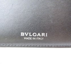 ブルガリ(Bvlgari) インフィニートゥム 291753 メンズ レザー 札入れ（二つ折り） ブラック