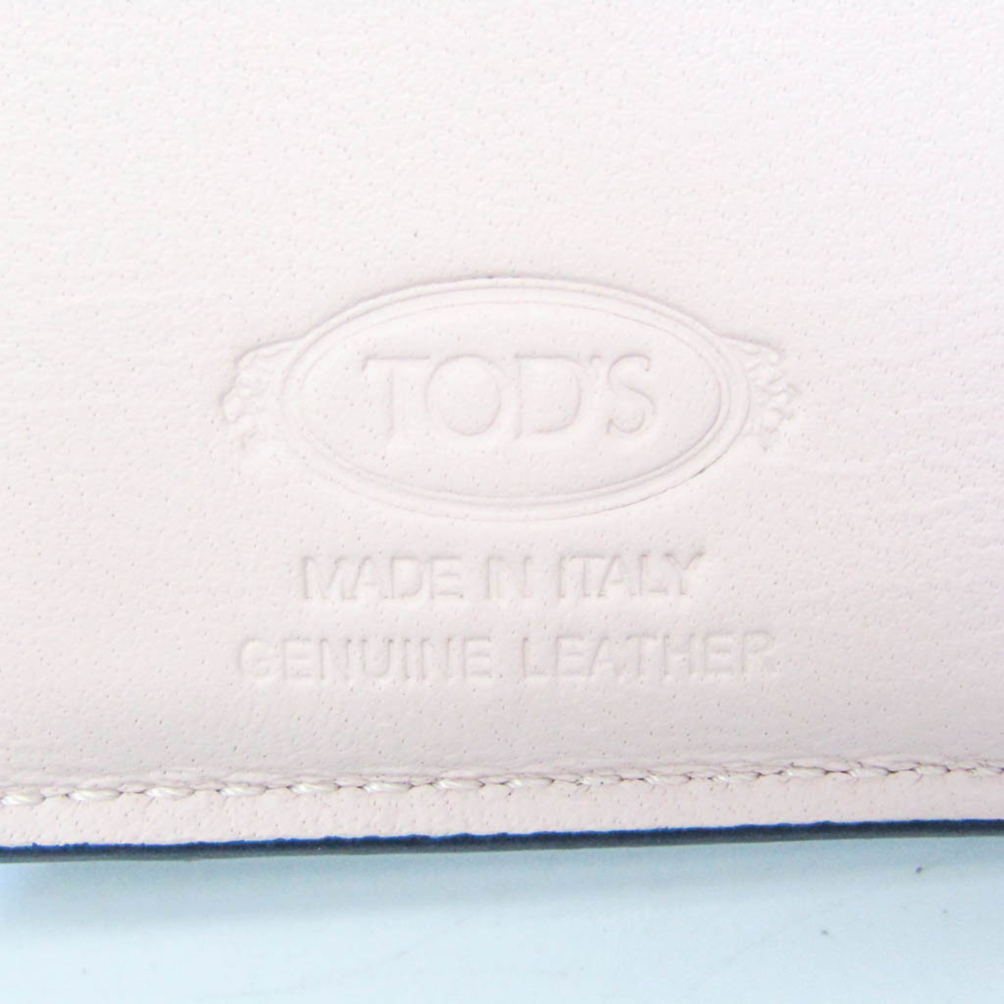 トッズ(Tod's) XAWDBBB1000RIIU223 レディース レザー 財布（三つ折り） ブルー