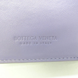 ボッテガ・ヴェネタ(Bottega Veneta) イントレチャート 608059 レディース レザー 財布（二つ折り） ライトパープル