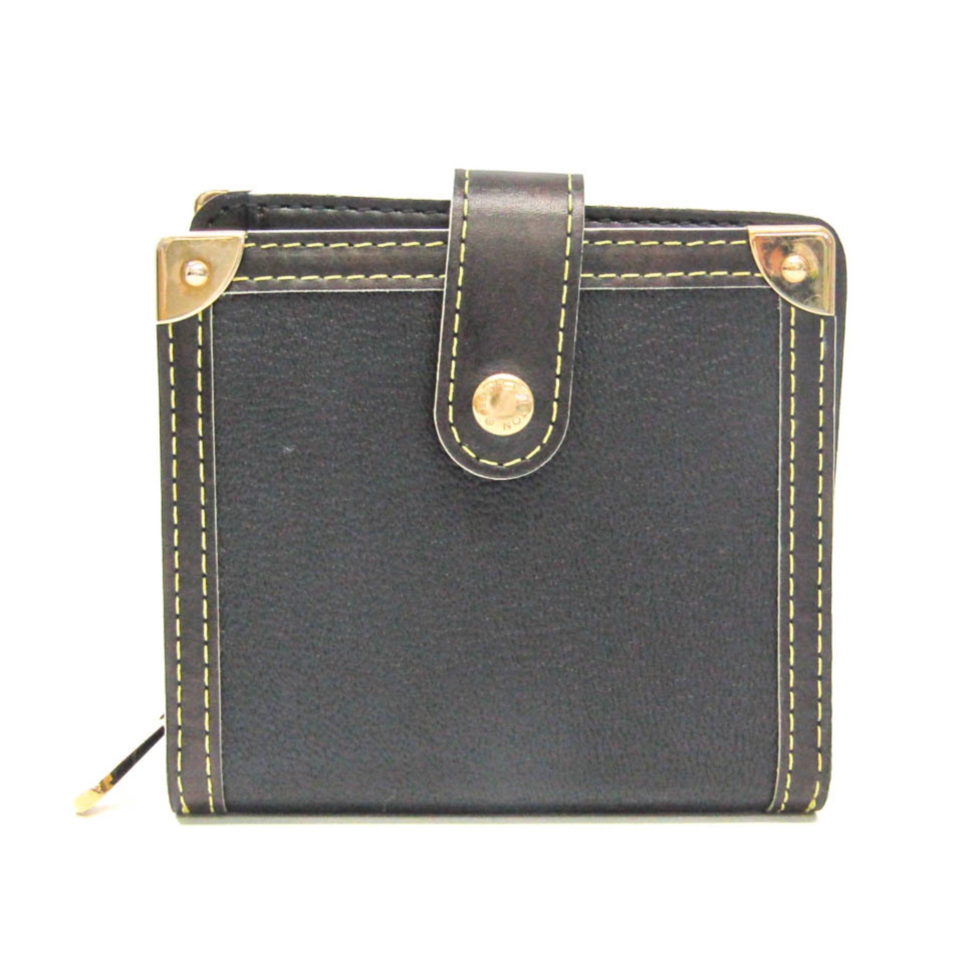 ルイ・ヴィトン(Louis Vuitton) スハリ コンパクト・ジップ M91828 レディース スハリ 財布（二つ折り） ノワール | eLADY  Globazone