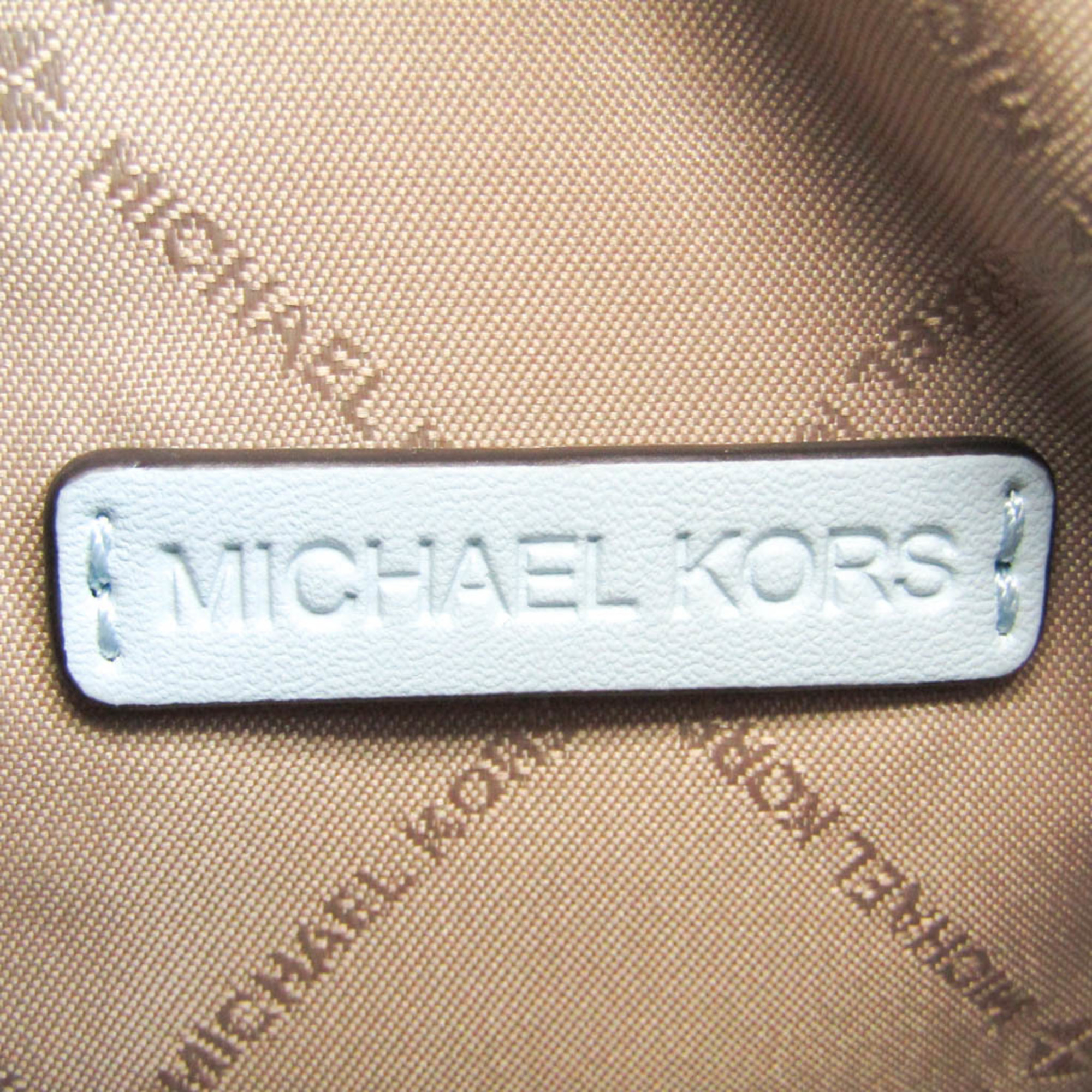 マイケル・コース(Michael Kors) DOVER 35R3G4DC5L レディース レザー ショルダーバッグ ライトブルー | eLADY  Globazone