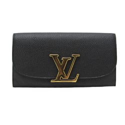 ルイ・ヴィトン(Louis Vuitton) トリヨン ポルトフォイユ・ヴィヴィエンヌ M58266 レディース  トリヨンレザー 長財布（二つ折り） ノワール