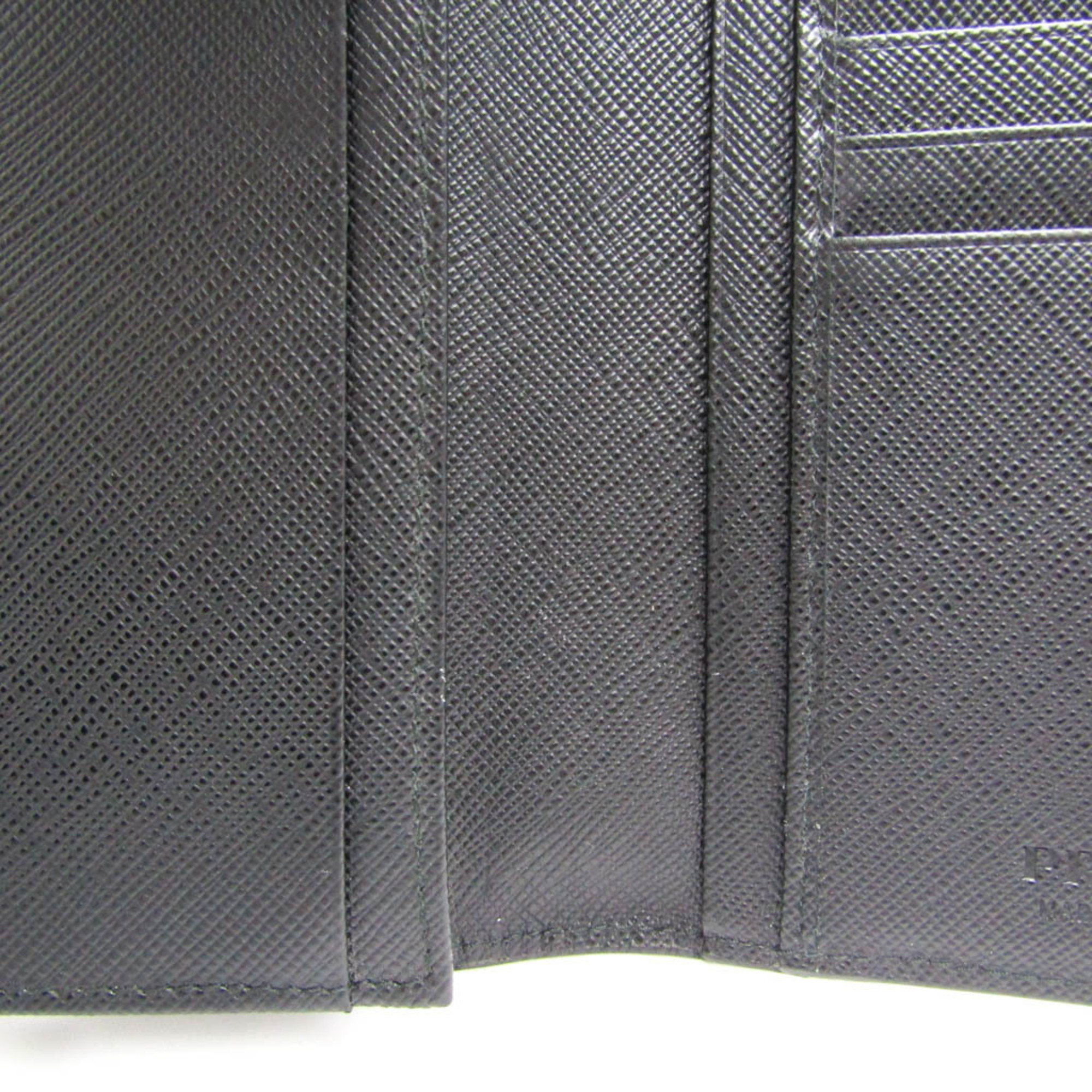 プラダ(Prada) 2MV836 メンズ レザー 長財布（二つ折り） ブラック