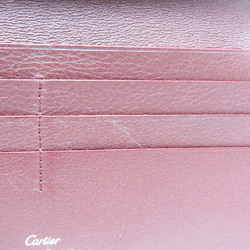 カルティエ(Cartier) マスト L3001363 メンズ レザー 長財布（二つ折り） ブラック