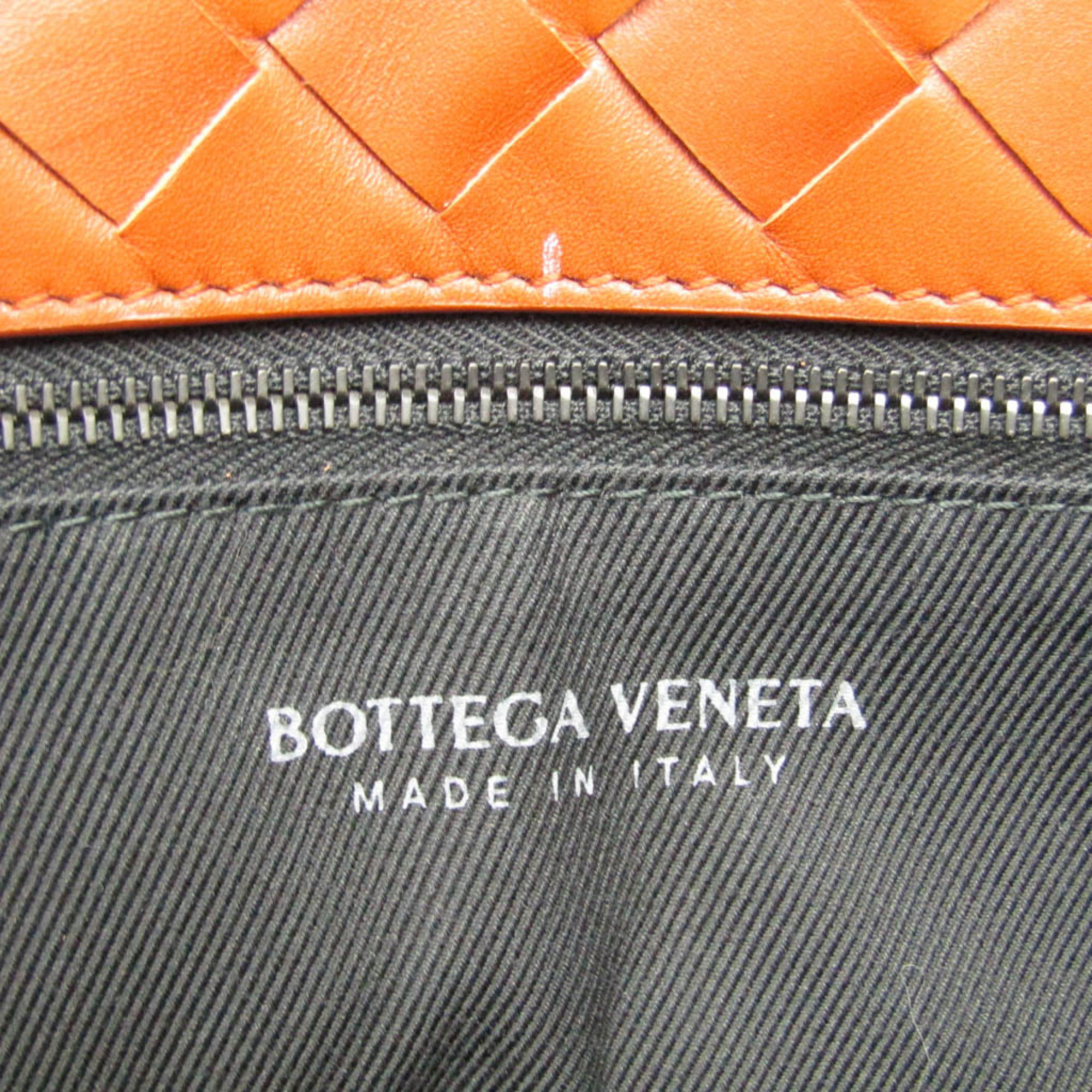 ボッテガ・ヴェネタ(Bottega Veneta) イントレチャート メンズ,レディース レザー トートバッグ レッドブラウン