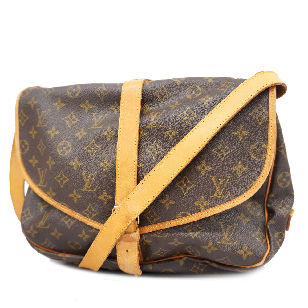 LOUIS VUITTON ソミュール35 ショルダーバッグ モノグラム - バッグ