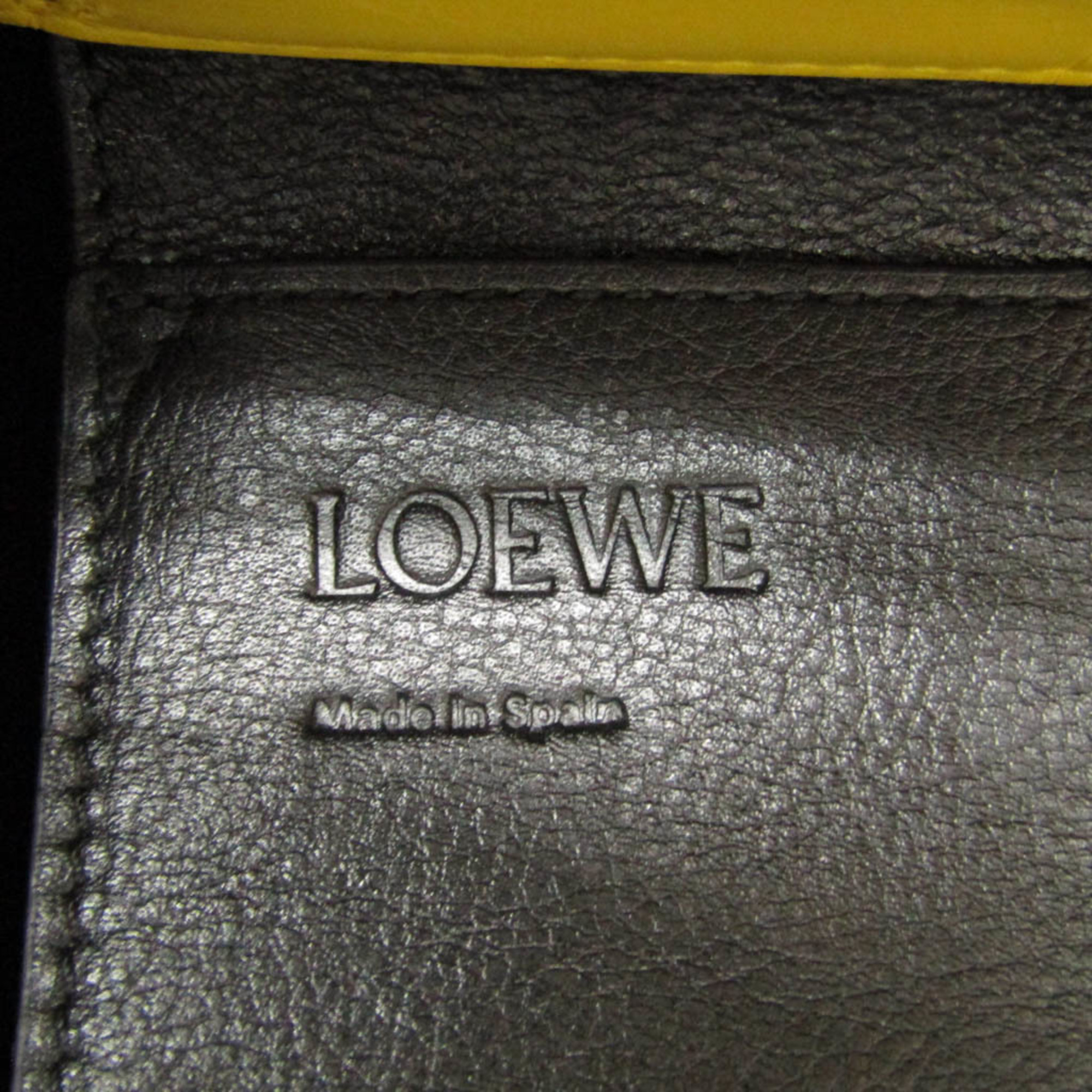ロエベ(Loewe) ラゾミニ レディース レザー ハンドバッグ,ショルダーバッグ イエロー