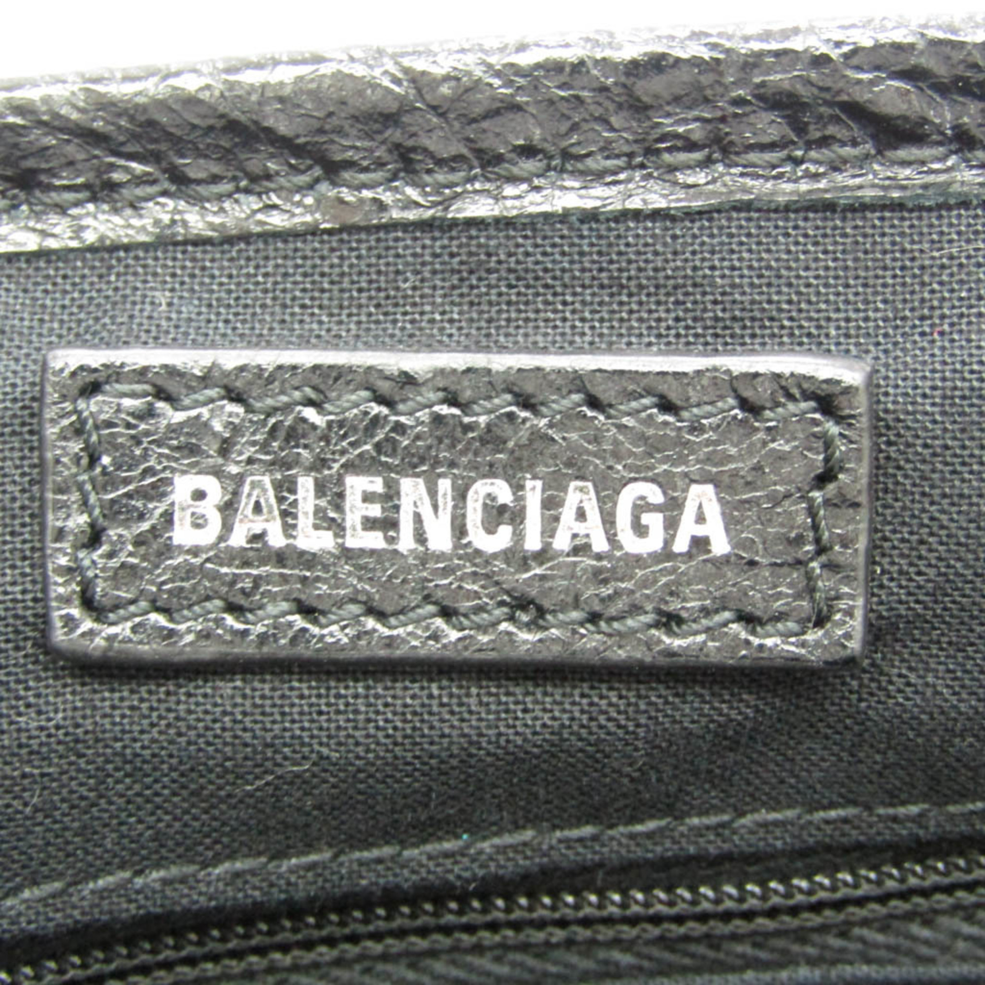バレンシアガ(Balenciaga) ネイビーカバスXS 542018 レディース レザー ハンドバッグ,ショルダーバッグ ブラック