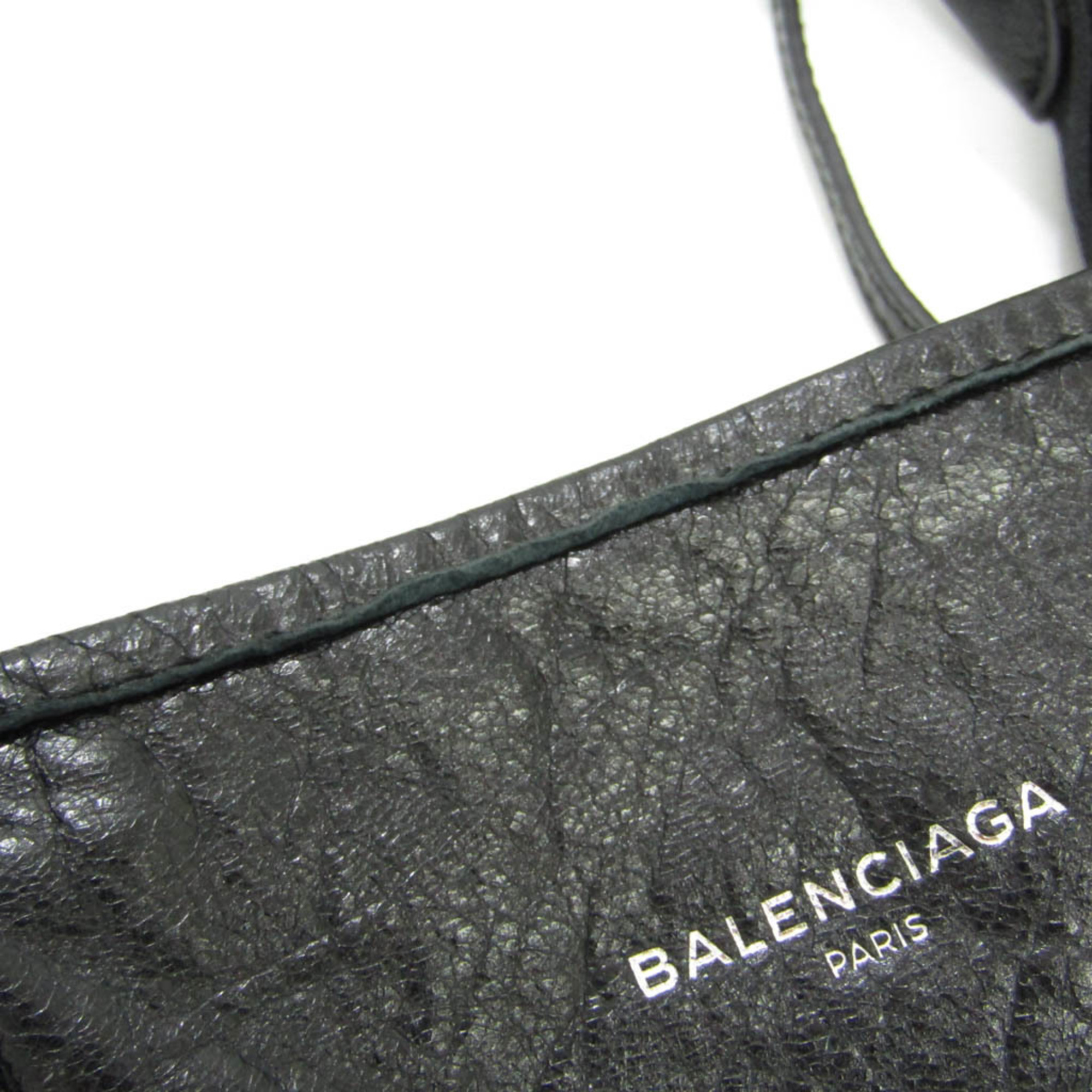 バレンシアガ(Balenciaga) ネイビーカバスXS 542018 レディース レザー ハンドバッグ,ショルダーバッグ ブラック