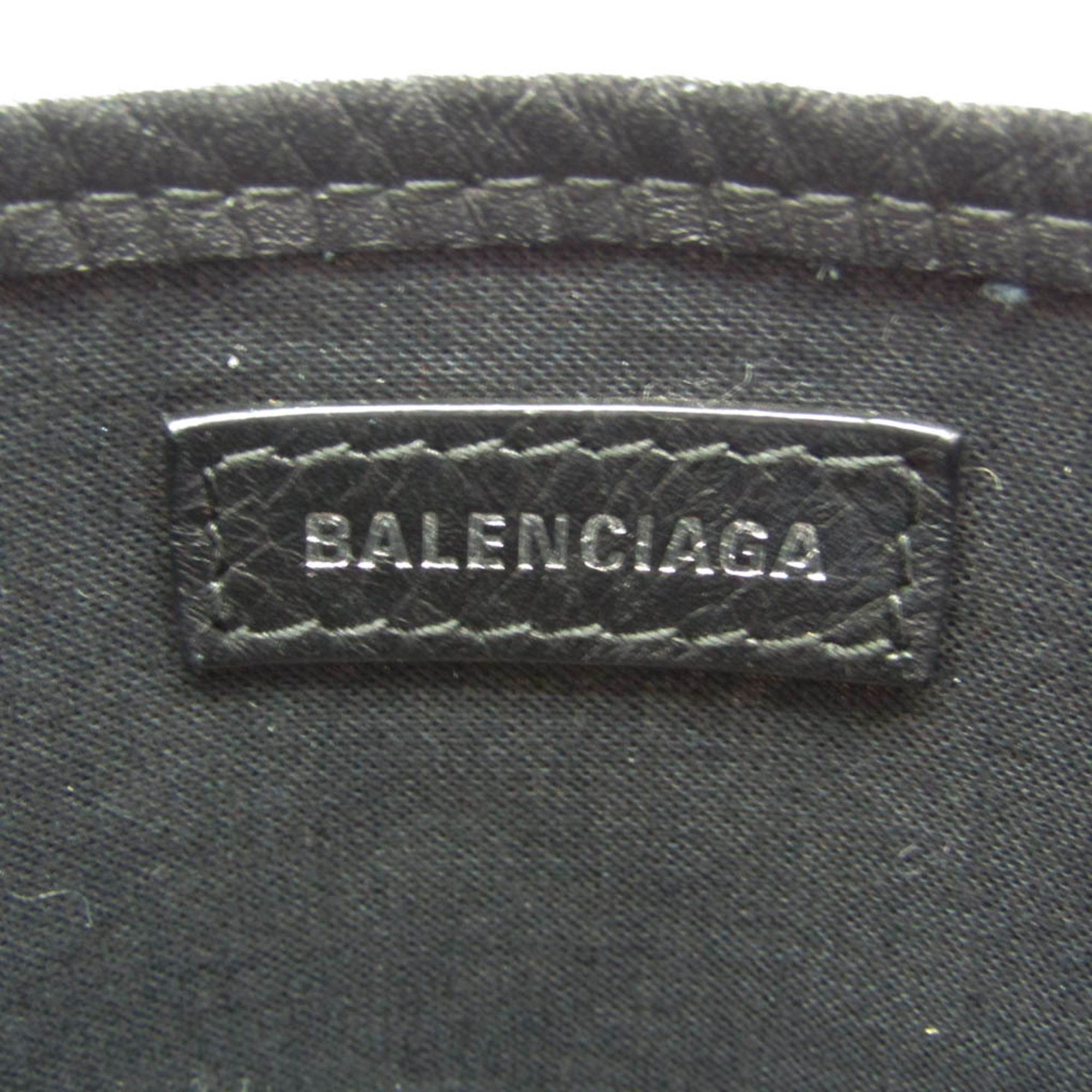 バレンシアガ(Balenciaga) Navy Cabas XS 390346 レディース キャンバス,レザー ハンドバッグ,ショルダーバッグ ブラック,オフホワイト